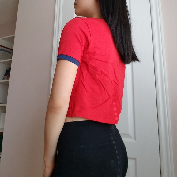 Red Crop Top - Picture 4 of 4